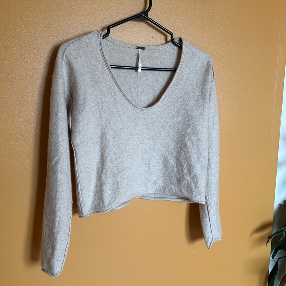 Free People Forever Cashmere V-Neck Sweater, size Xsmall